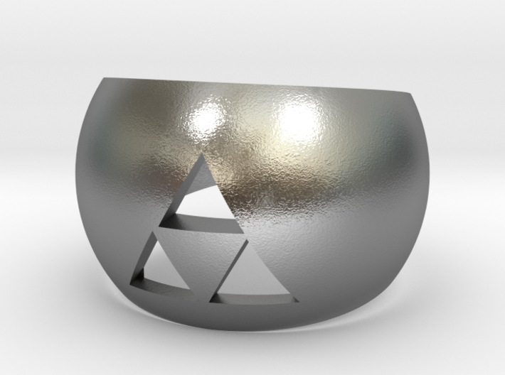 Triforce Cut Out Ring II size 7 3d printed