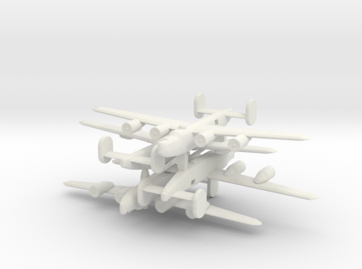 1/600 Consolidated B-24 Liberator 3d printed