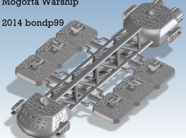 Mogorta Warship 3d printed 