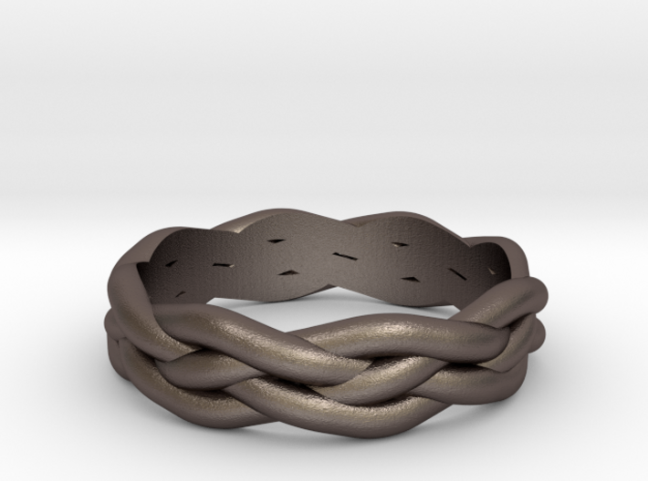 Braided Ring 6 L½ (other sizes available) 3d printed