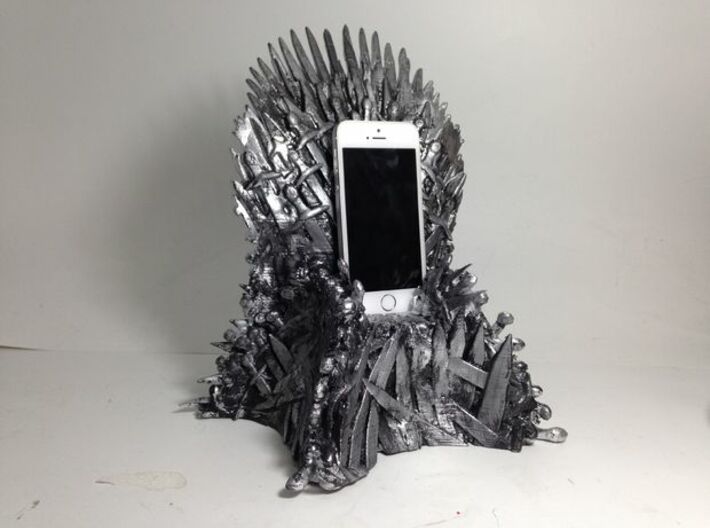 Forbidden Throne phone charging docking station 3d printed 3d Model has been Handpainted