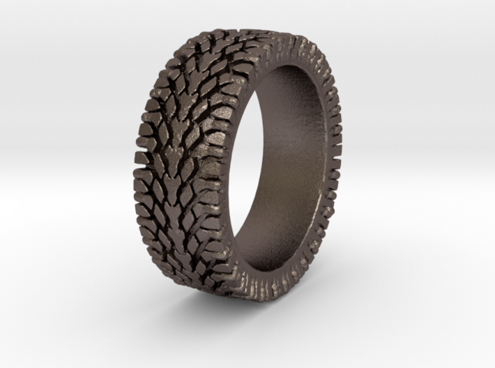 American Sportsman Street Tread Tire Ring 3d printed