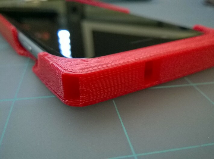iPhone 6 Safety Whistle Case (v2) 3d printed FDM prototype photo.