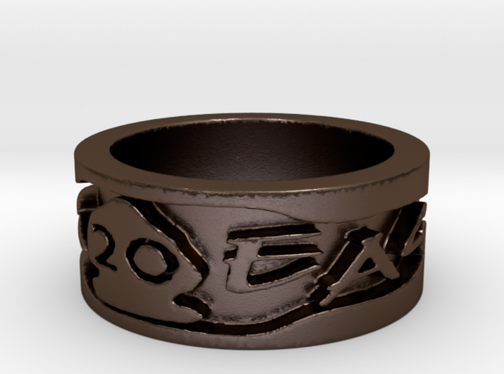 20 Year Anniversary War Eagle Ring (Size 6.5) 3d printed