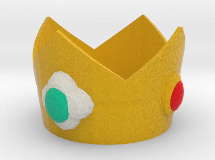 Princess Daisy cosplay mini crown 3d printed