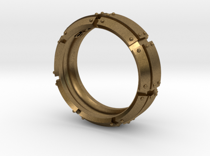 Armored Ring 3d printed