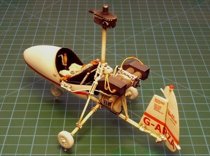 1/18 scale Wallis WA-116 Agile autogyro model kit 3d printed Assembled & partial painted