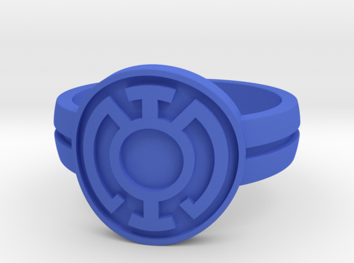 Blue Lantern Double Banded (Sz 5-15) 3d printed
