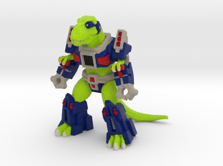 Rampager Rex (Colored Sandstone) 3d printed