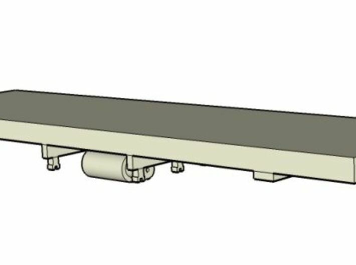 HOn30 25 foot flatcar chassis (basic) 3d printed