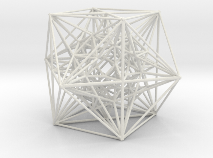 Inversion of Cuboctahedra 3d printed 
