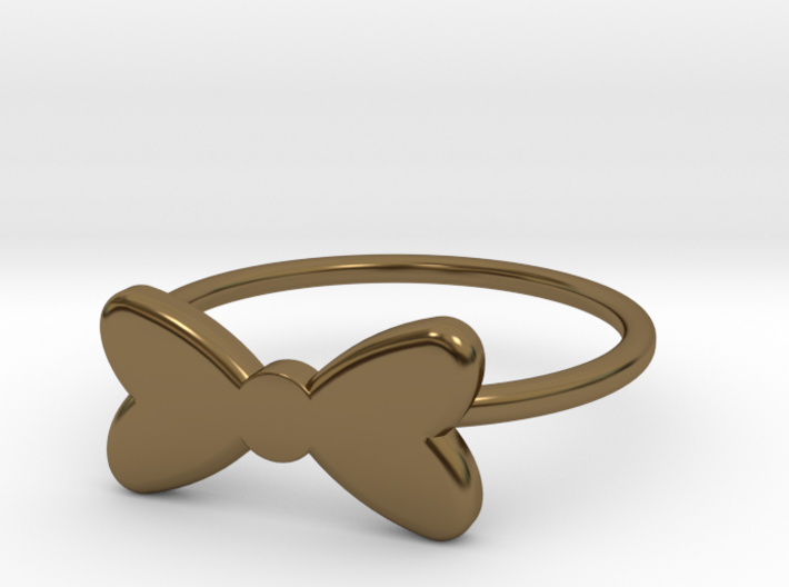Midi Bow Ring the second by titbit 3d printed