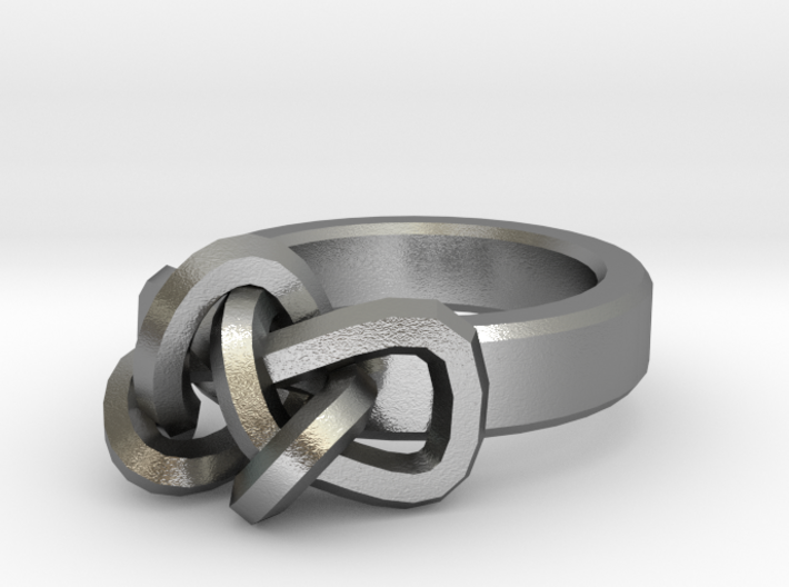 Womens Endless Knot Ring Size 7 3d printed