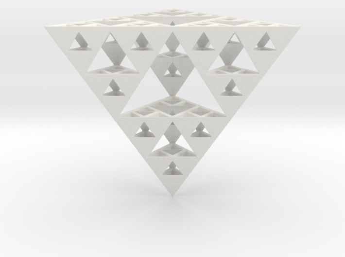 Hollow Sierpinski Tetrahedron 3d printed