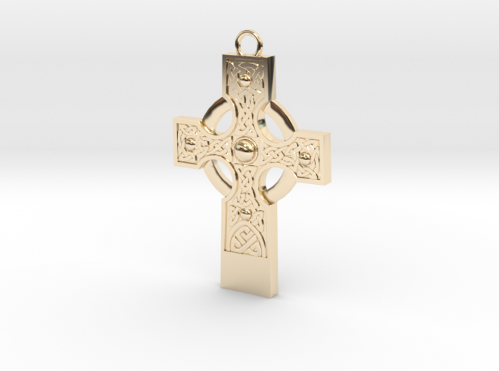 celtic cross 2 3d printed