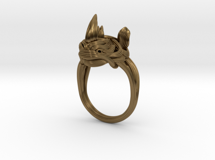 the Rhinoceros Ring 3d printed