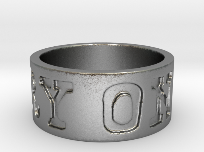 Carry On Ring (Size 6.5) 3d printed