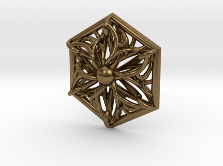 Hexagon Pendant 3d printed