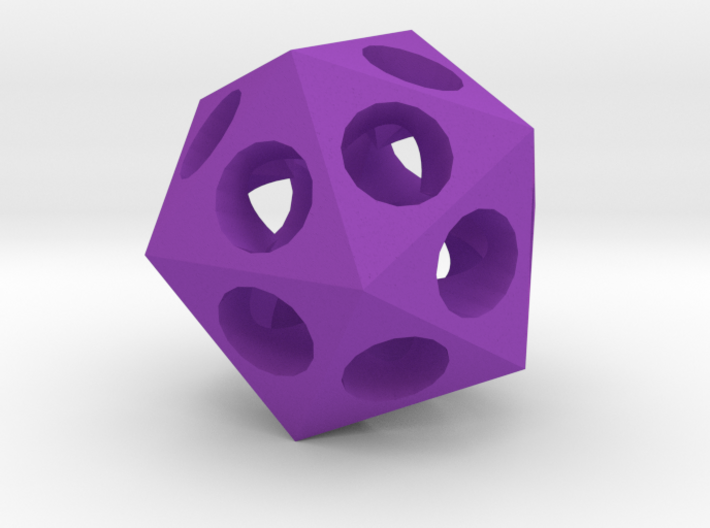 Pendant - Icosahedron 3d printed