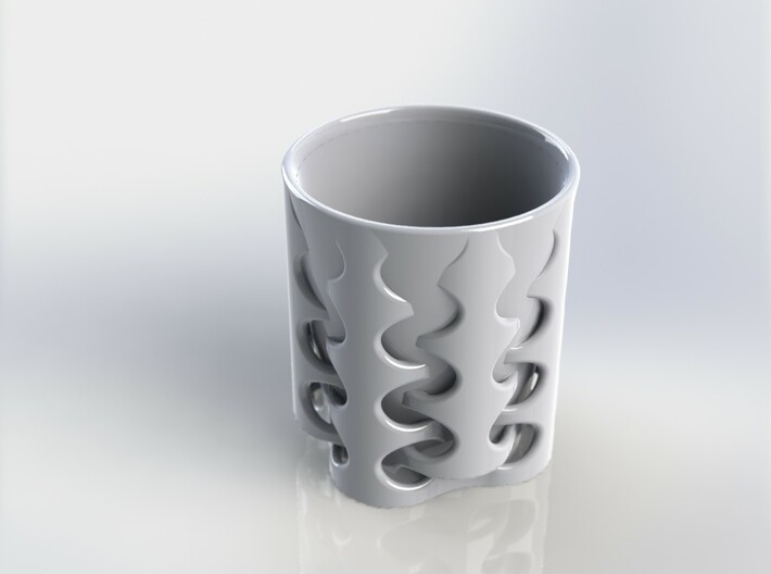 Weave Cup 3d printed