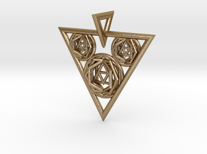 Sacred Geometry Pendant 3d printed