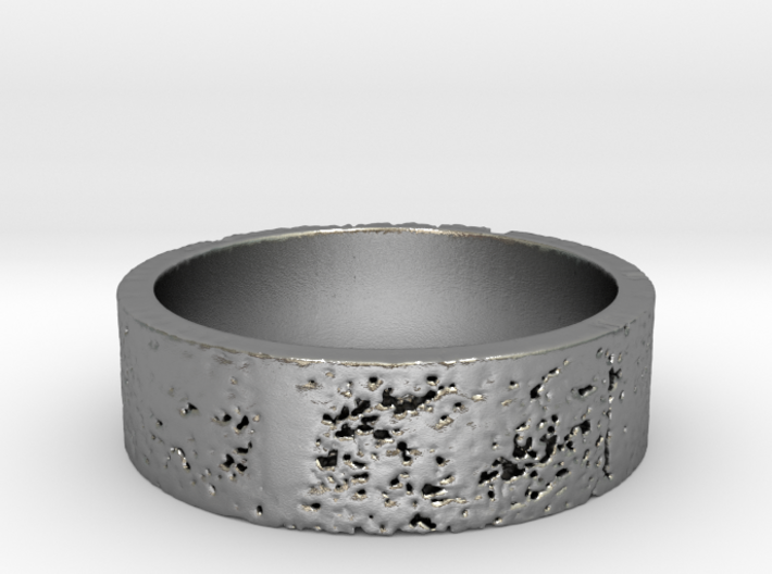 &quot;Quarry&quot; Mens Ring (Size 7) 3d printed