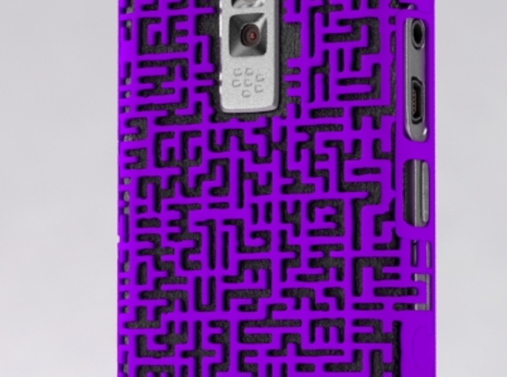 BlackBerry 9000 Maze Case 3d printed