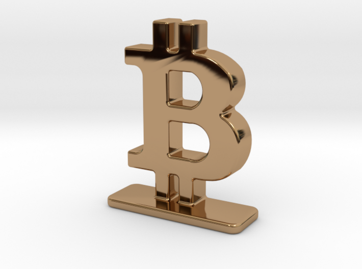 Bitcoin Stand 3d printed