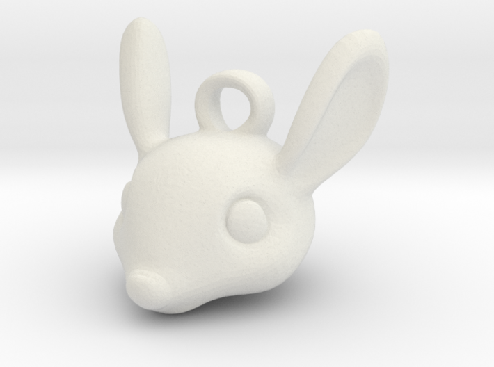 Bunny Keychain 3d printed