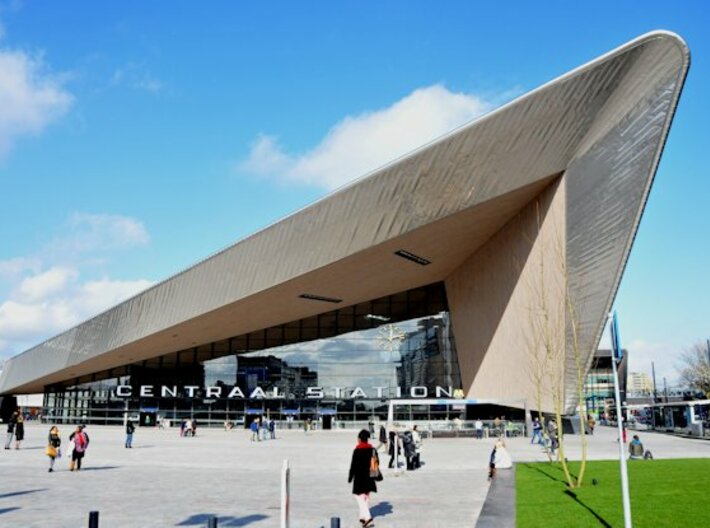 Rotterdam Centraal Station (n-scale) 3d printed 
