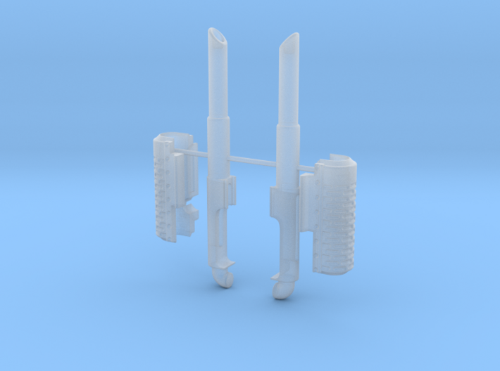 Extended Smoke Stacks MP-10 3d printed