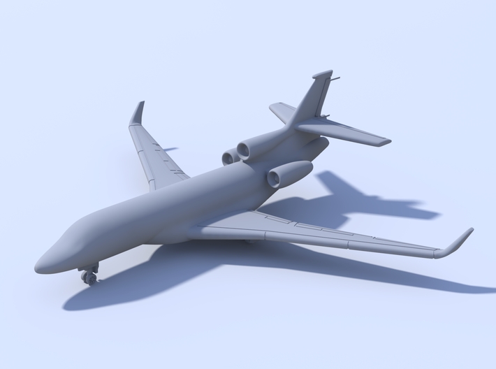 500 - Dassault Falcon 7X - Solid 3d printed