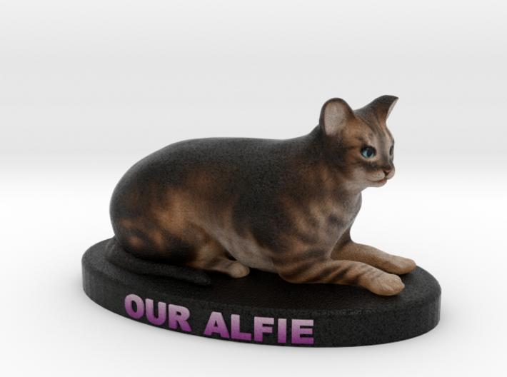 Custom Cat Figurine - Alfie 3d printed