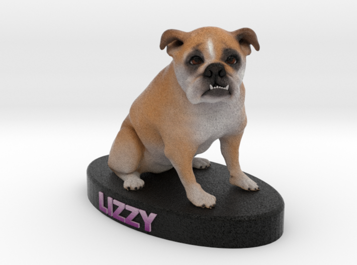 Custom Dog Figurine - Lizzy 3d printed