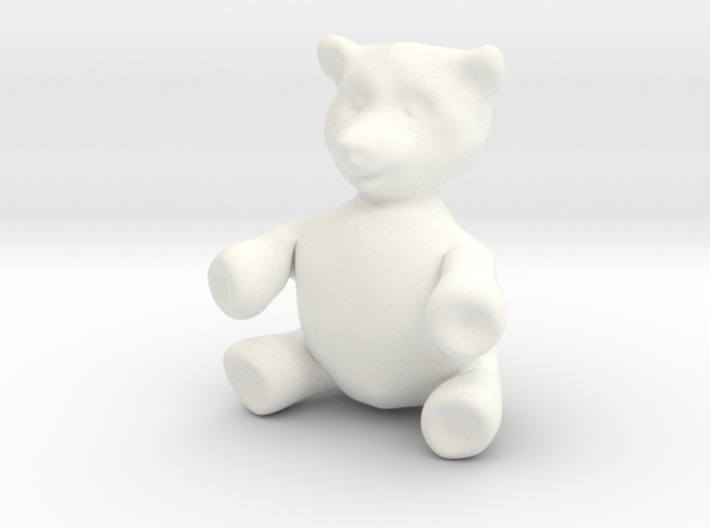 BIG (3&quot;) Teddy Bear! 3d printed