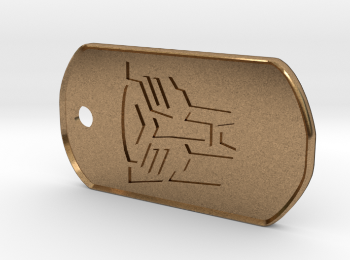 Autobot Dog Tag (Rimmed) 3d printed