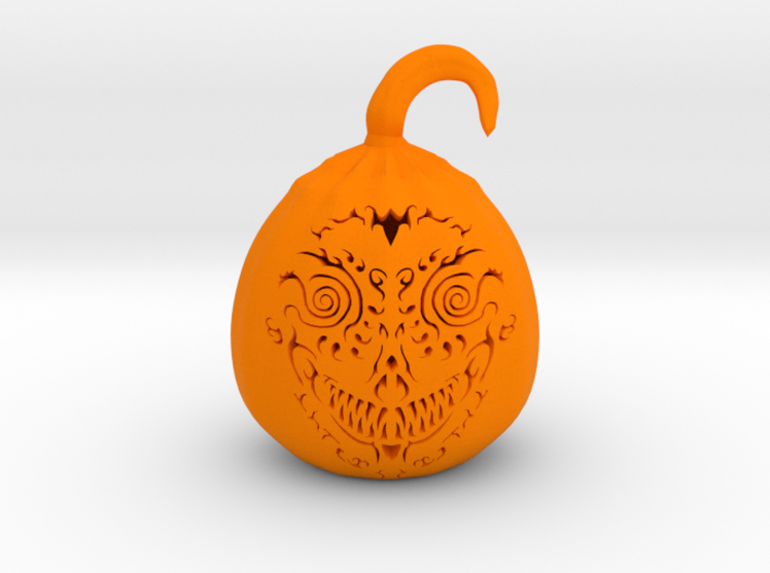 Pumpkin Skull 1 3d printed
