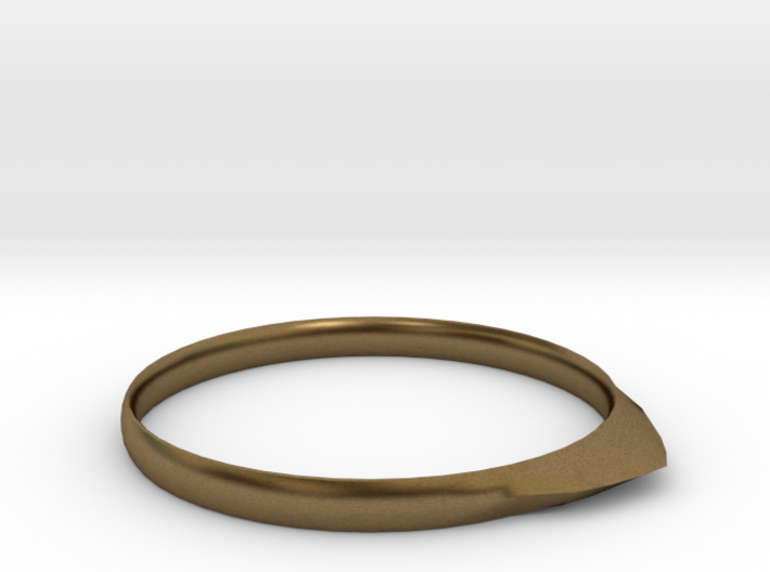 Edge Ring US Size 8 UK Size Q 3d printed