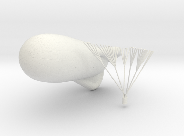 1/144 Caquot Type M Observation Balloon 3d printed 