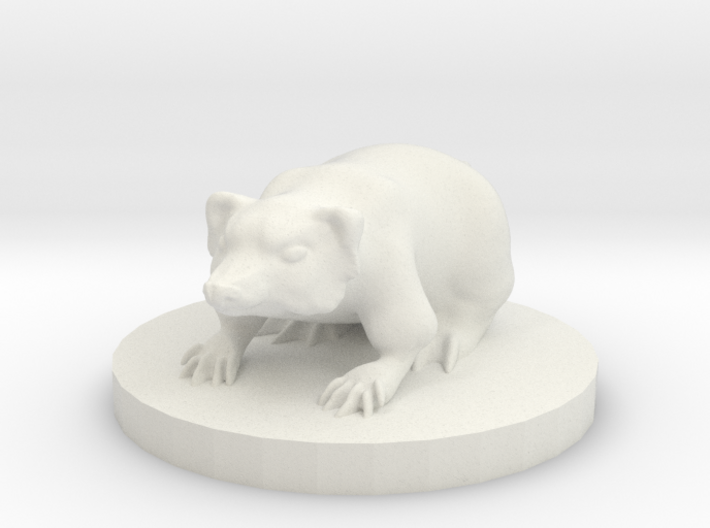 Small Badger Miniature 3d printed