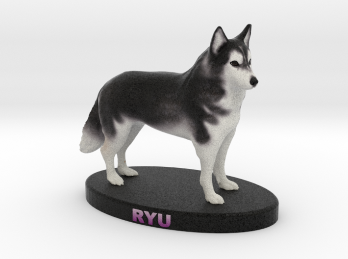 Custom Dog Figurine - Ryu 3d printed