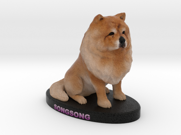 Custom Dog Figurine - SongSong 3d printed