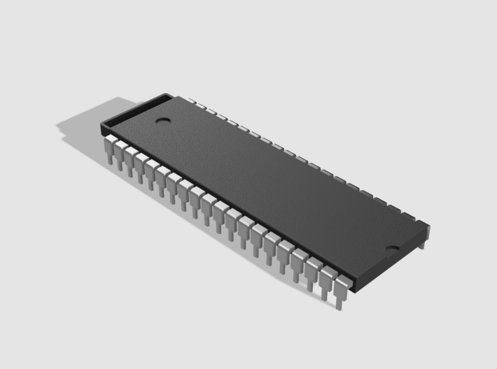 40-Pin DIP IC Pendant 3d printed 