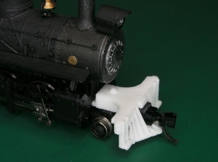 HOn30 road pilot for 2-8-0 steam loco 3d printed Add a caption...