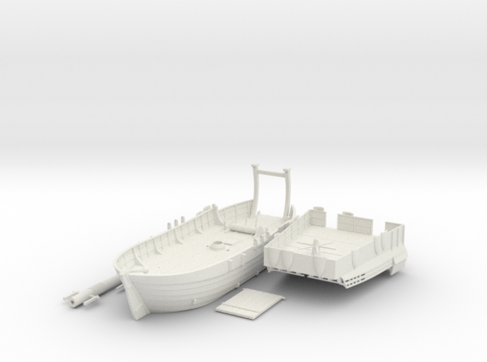 Medieval Landing Ship 3d printed
