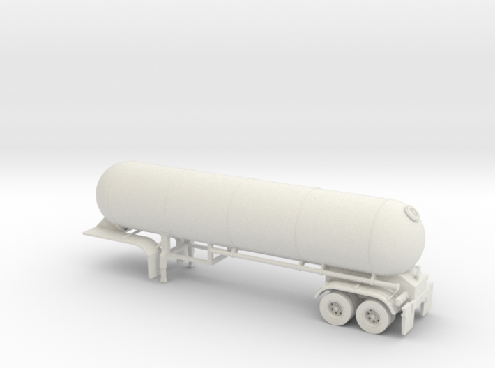 HO 1/87 LPG 40' twin-axle tanker, trailer 15 3d printed