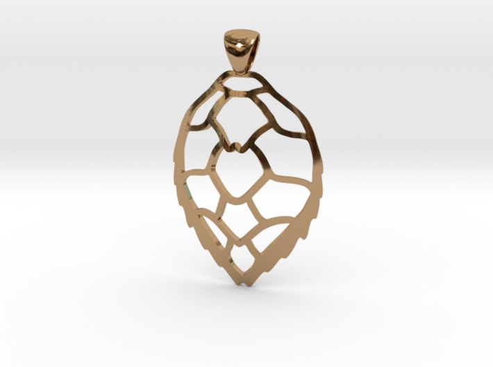 Hawksbill sea turtle pendant 3d printed
