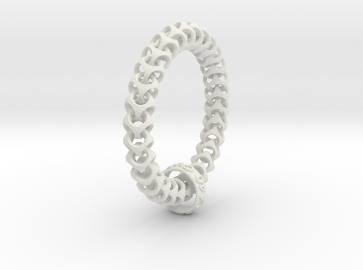 Cubichain Bracelet (Multiple sizes) 3d printed