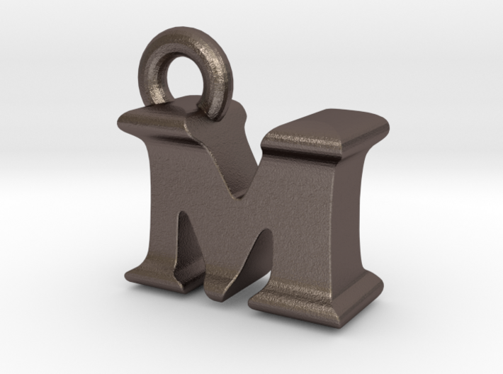 3D Monogram Pendant - MIF1 3d printed