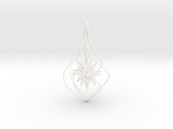 Christmas Tree Ornament (Bauble) - Frost 3d printed Christmas Tree Ornament